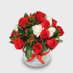 Flores de condolencia en caja